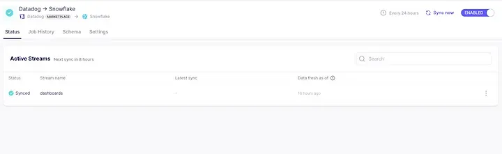 Airbyte UI